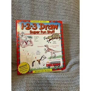 123 draw super fun stuff book